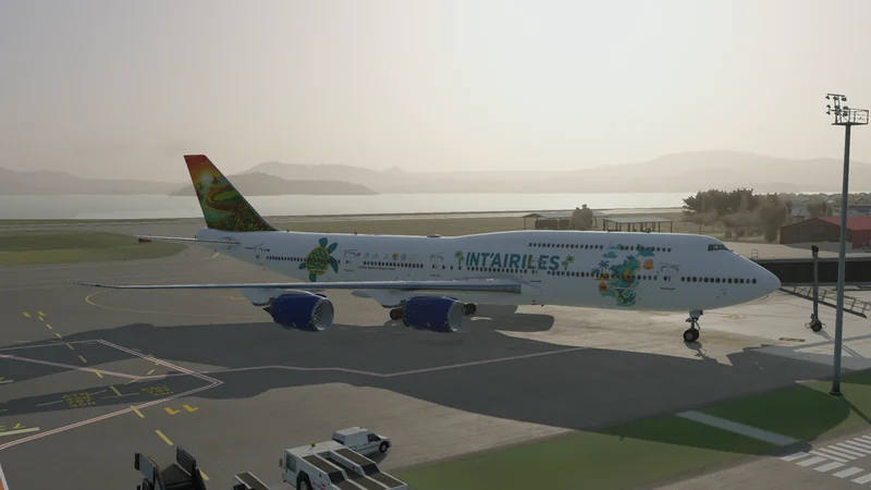 Le Boeing 747-8 F-MAYO aux couleurs Inter Îles Air